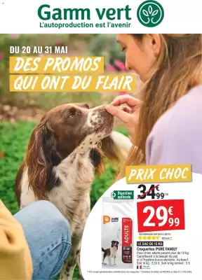 Gamm vert (valable jusqu'au 31-05)