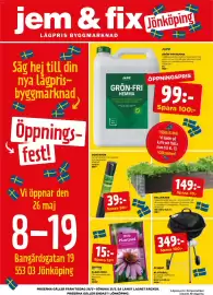 Jem&Fix reklamblad vecka 22 Sida 1