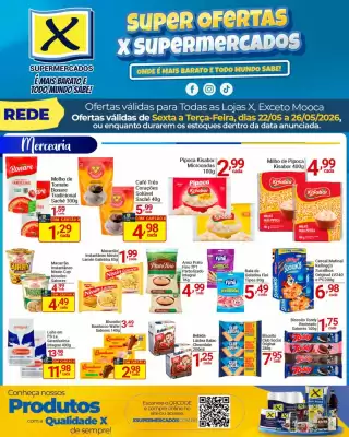 Folheto X Supermercados (válido até 26-05)