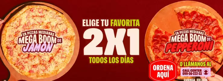 Catálogo Papa John's Página 1