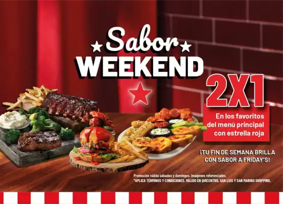 TGI Fridays (válido hasta 31-07)