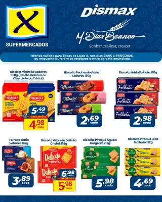 Folheto X Supermercados (válido até 27-05)