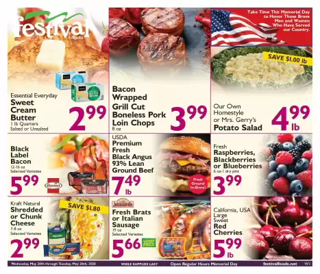 Festival Foods (valid until 26-05)