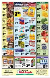 Bert's Red Apple weekly ad week 21 Page 1
