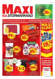 ICA Maxi reklamblad vecka 22 Sida 1