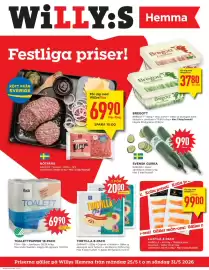 Willys Hemma reklamblad vecka 22 Sida 1
