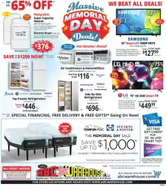 ABC Warehouse weekly ad week 22 Page 1