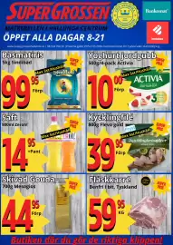 Supergrossen reklamblad vecka 22 Sida 1