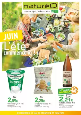Catalogue naturéO (valable jusqu'au 21-06)