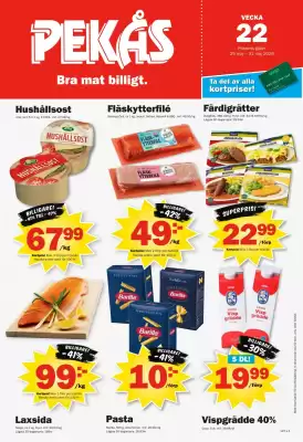 Pekås reklamblad (giltig till och med 31-05)