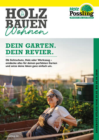 Holz Possling Prospekt ab 24.05 | Diese & nchste Woche