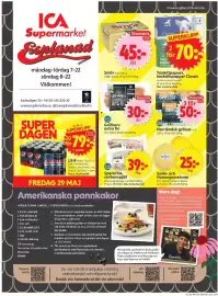 ICA Supermarket reklamblad vecka 22 Sida 1