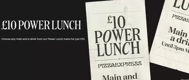 Pizza Express leaflet Page 1