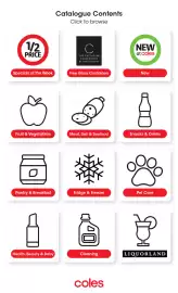 Coles catalogue week 22 Page 1