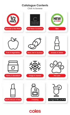 Coles catalogue