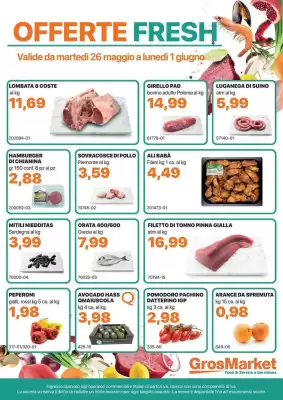 Volantino GrosMarket (valido fino al 1-06)