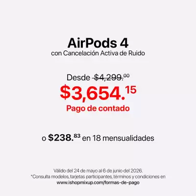 iShop Mixup (válido hasta 6-06)