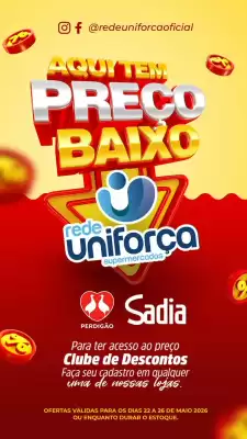 Rede uniforça (válido até 26-05)