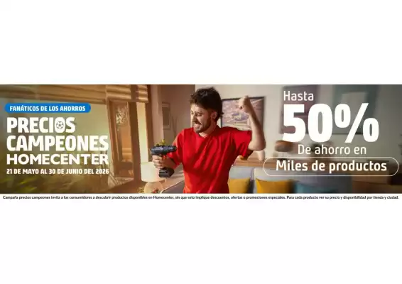 Homecenter (válido hasta 30-06)