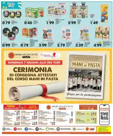 Volantino Mercati di Città La Prima Pagina 24