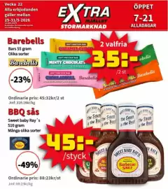Extra Mjällby Stormarknad reklamblad vecka 22 Sida 7