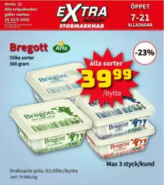 Extra Mjällby Stormarknad reklamblad vecka 22 Sida 8