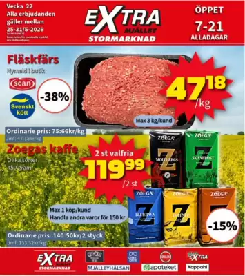 Extra Mjällby Stormarknad (giltig till och med 31-05)