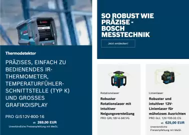 Bosch Professional Flugblatt Seite 1