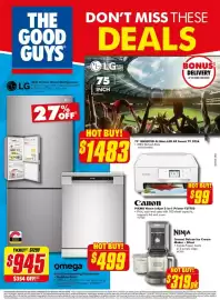 The Good Guys catalogue week 22 Page 1
