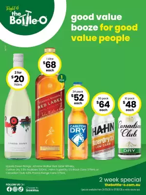 The Bottle O catalogue