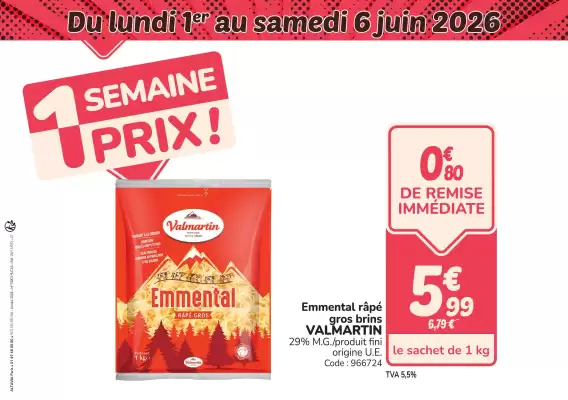 Promocash (valable jusqu'au 6-06)