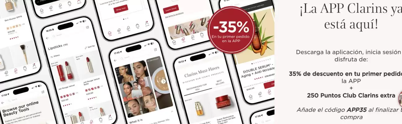 Folleto Clarins (válido hasta el 5-07)