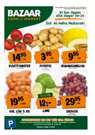 Bazaar Food market reklamblad Sida 1
