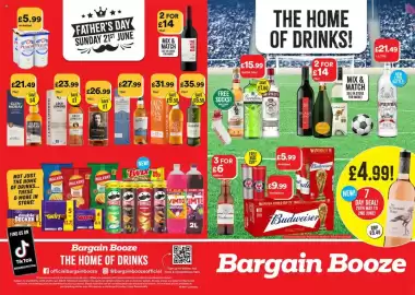 Bargain Booze leaflet Page 1