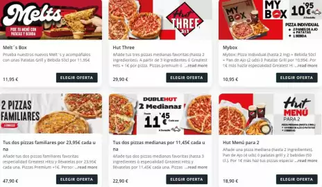 Folleto Pizza Hut Página 1