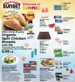 Sunset Foods weekly ad week 22 Page 1