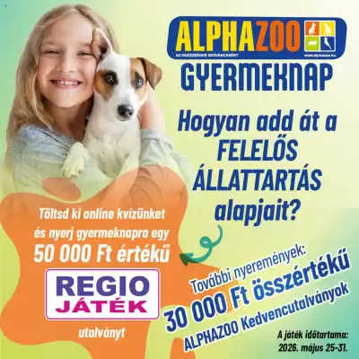 Alpha Zoo (érvényes eddig: 31-05)