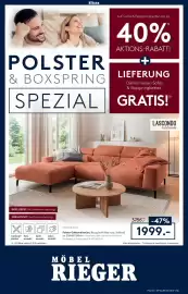 Möbel Rieger Prospekt Seite 1