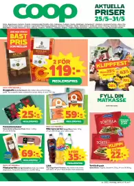 Coop Konsum reklamblad vecka 22 Sida 1