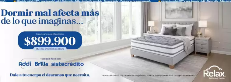 Catálogo Colchones Relax Página 1