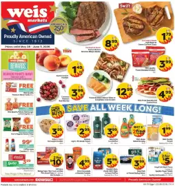 Weis Markets weekly ad week 22 Page 1