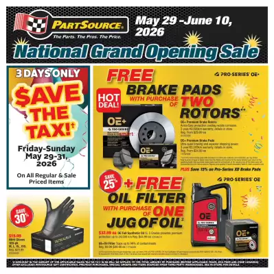 PartSource flyer