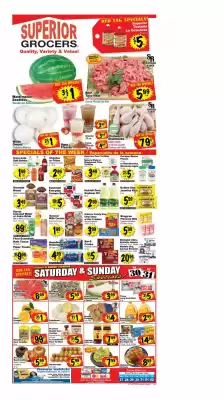 Superior Grocers weekly ad