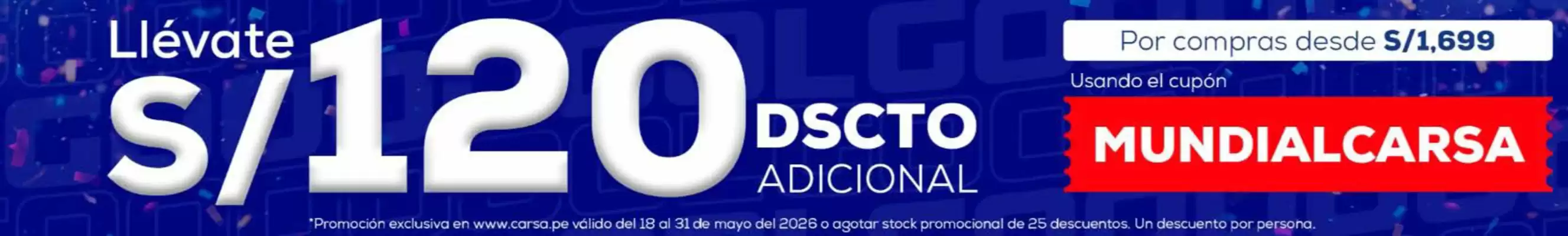 Catálogo Carsa (válido hasta 31-05)