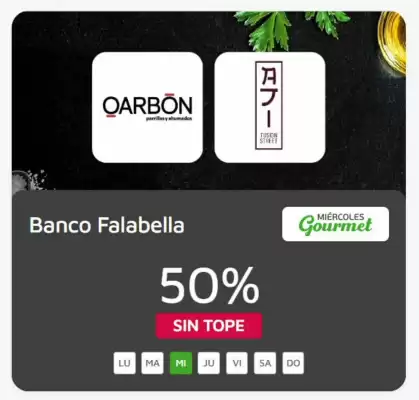 Banco Falabella (válido hasta 26-06)