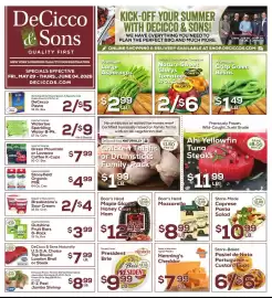 DeCicco & Sons weekly ad week 22 Page 1