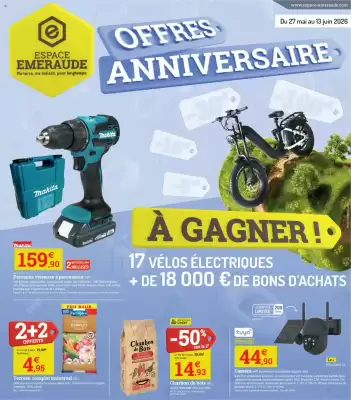 Espace emeraude (valable jusqu'au 13-06)