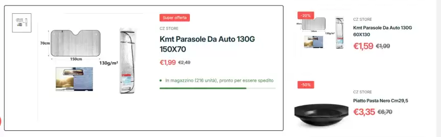 Volantino CZ Store settimana 22 Pagina 1