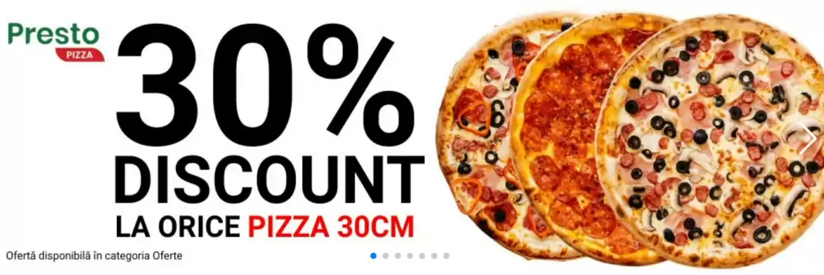 Presto Pizza (valid până la 4-06)