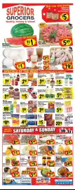 Superior Grocers weekly ad week 22 Page 1